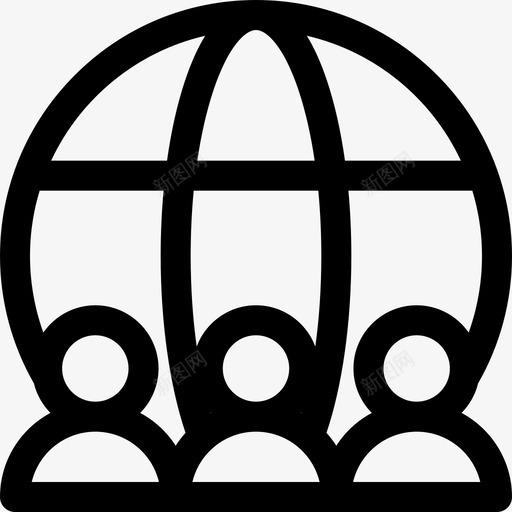 团队合作团队合作18直线型图标svg_新图网 https://ixintu.com 团队合作 团队合作18 直线型