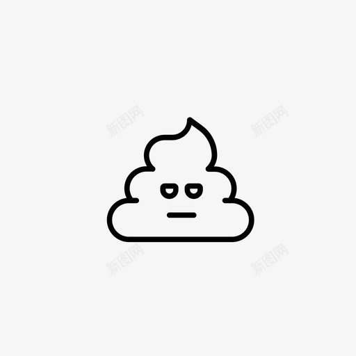 便便表情粪便图标svg_新图网 https://ixintu.com 便便 婴儿养育瘦弱 粪便 表情