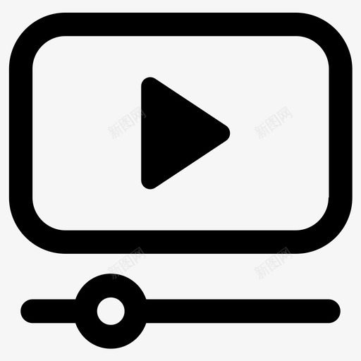 多媒体媒体播放器电影图标svg_新图网 https://ixintu.com 多媒体 媒体播放器 电影 视频 视频播放器