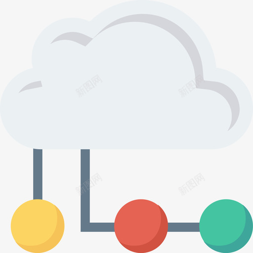 云计算网页开发用户界面平面图标svg_新图网 https://ixintu.com 云计算 平面 网页设计开发用户界面