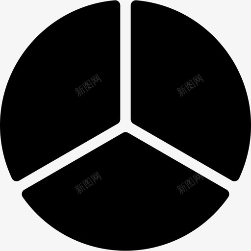 饼图图表信息图2填充图标svg_新图网 https://ixintu.com 图表信息图2 填充 饼图
