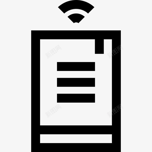 电子书物联网18线性图标svg_新图网 https://ixintu.com 物联网18 电子书 线性