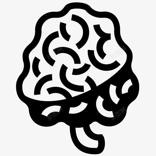 羊肚菌蘑菇黑羊肚菌图标svg_新图网 https://ixintu.com 羊肚菌 羊肚菌图标 蘑菇 食用菌 黑羊肚菌