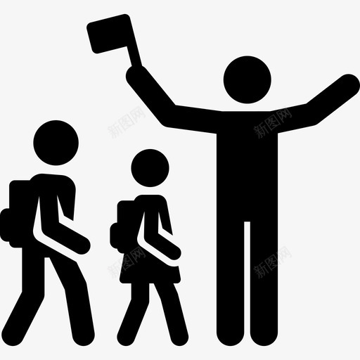 行人回到学校19号人满为患图标svg_新图网 https://ixintu.com 人满为患 回到学校19号 行人