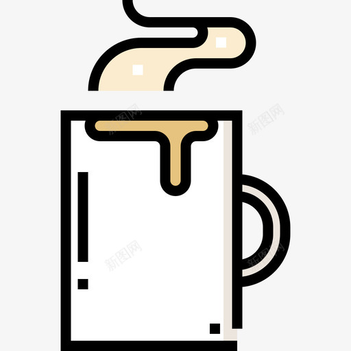 马克杯艺术工作室8线性颜色图标svg_新图网 https://ixintu.com 线性颜色 艺术工作室8 马克杯