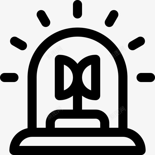 警笛网络安全15线性图标svg_新图网 https://ixintu.com 线性 网络安全15 警笛