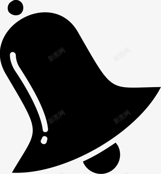 圣诞节钟声庆祝图标svg_新图网 https://ixintu.com 叮叮当当的铃声 圣诞假期 圣诞节 庆祝 钟声