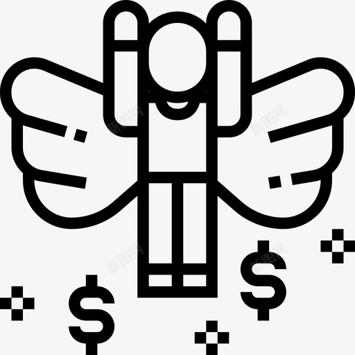 闹钟金融自由2线性图标svg_新图网 https://ixintu.com 线性 金融自由2 闹钟