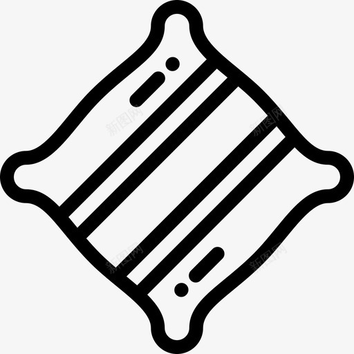 垫子酒店服务13直线图标svg_新图网 https://ixintu.com 垫子 直线 酒店服务13