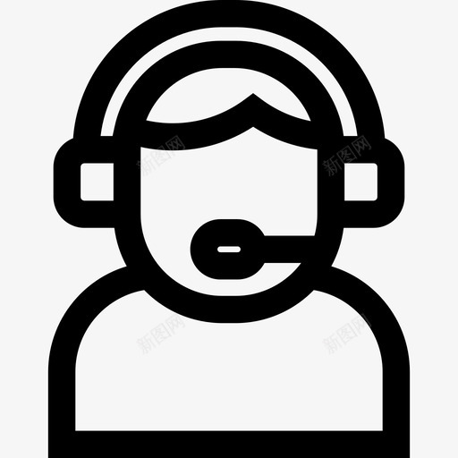 客户服务电子商务24小时直拨图标svg_新图网 https://ixintu.com 客户服务 电子商务24小时 直拨