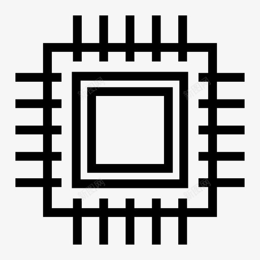 处理器cpucpu处理器图标svg_新图网 https://ixintu.com cpu cpu处理器 处理器 处理器图标