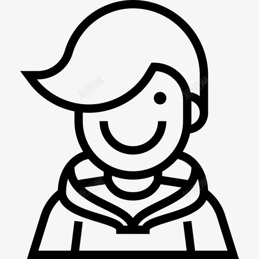 伙计人物化身5直系图标svg_新图网 https://ixintu.com 人物化身5 伙计 直系