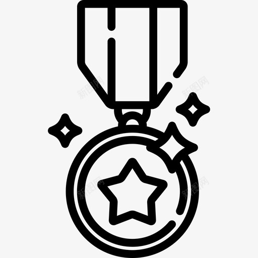 勋章ui接口2线性图标svg_新图网 https://ixintu.com ui接口2 勋章 线性