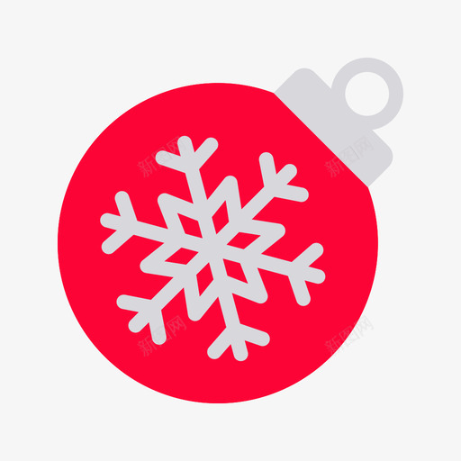 5 snowflake ball chsvg_新图网 https://ixintu.com 5 snowflake ball ch