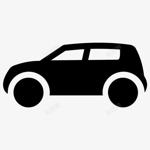 交叉汽车豪华交叉图标svg_新图网 https://ixintu.com suv汽车 交叉 多用途车 汽车 汽车字形矢量图标 豪华交叉