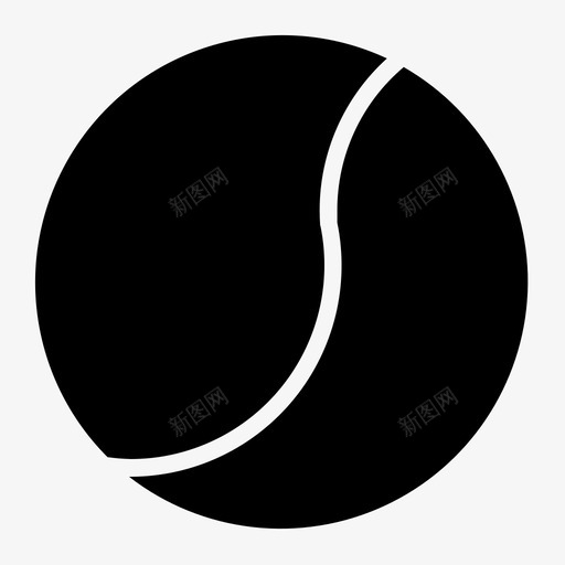 网球游戏健康图标svg_新图网 https://ixintu.com 健康 游戏 网球 运动 运动字形