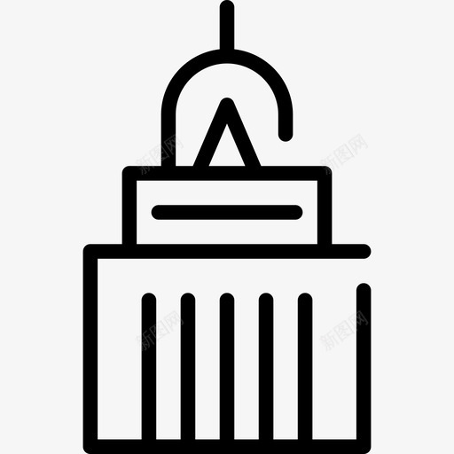 Skyscrapler商务82直系图标svg_新图网 https://ixintu.com Skyscrapler 商务82 直系
