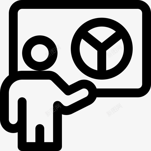 分析培训和指导4线性图标svg_新图网 https://ixintu.com 分析 培训和指导4 线性