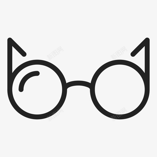眼镜沙滩黑色图标svg_新图网 https://ixintu.com 沙滩 炫目 眼镜 黑色