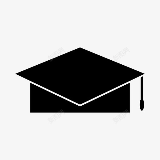 毕业帽大学毕业生图标svg_新图网 https://ixintu.com 大学 学校铭文 学生 毕业帽 毕业生