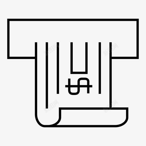 自动取款机信用卡提款机图标svg_新图网 https://ixintu.com 信用卡 取款 提款机 自动取款机 金融