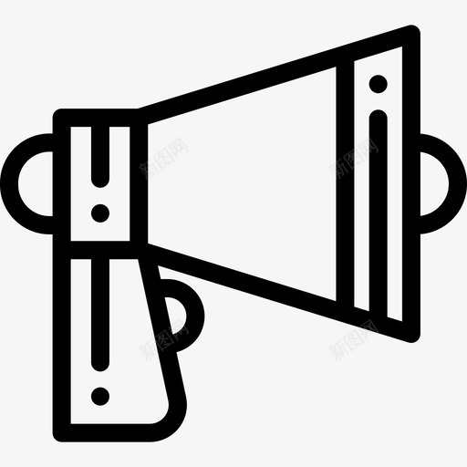 扩音器犯罪调查13直系图标svg_新图网 https://ixintu.com 扩音器 犯罪调查13 直系
