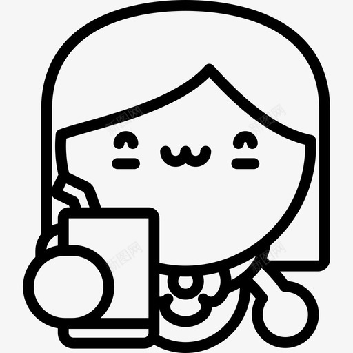 游客川维夏日人物2直系图标svg_新图网 https://ixintu.com 川维夏日人物2 游客 直系