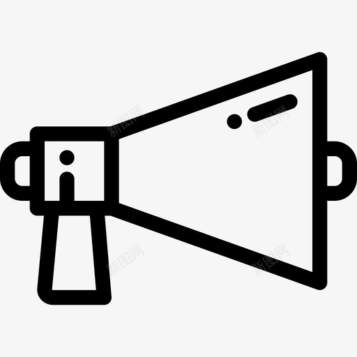 扩音器警察局3直拨图标svg_新图网 https://ixintu.com 扩音器 直拨 警察局3