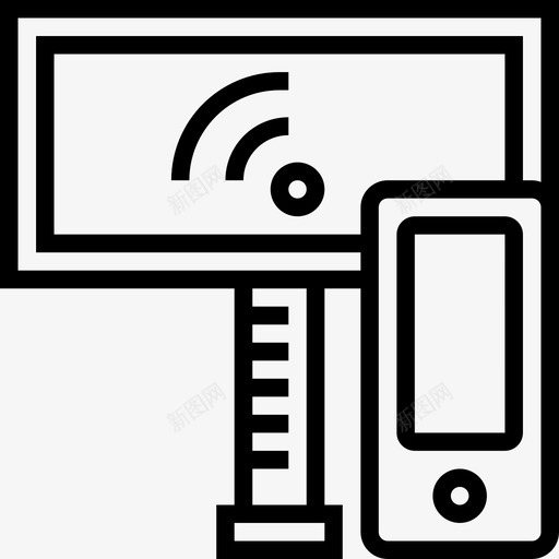 反应灵敏未来技术10线性图标svg_新图网 https://ixintu.com 反应灵敏 未来技术10 线性