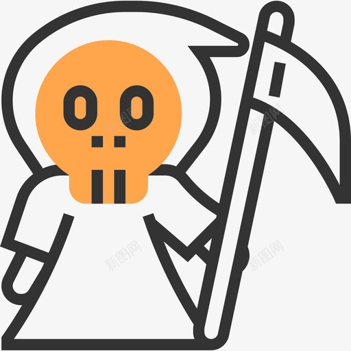 死亡幻想人物2黄影图标svg_新图网 https://ixintu.com 幻想人物2 死亡 黄影