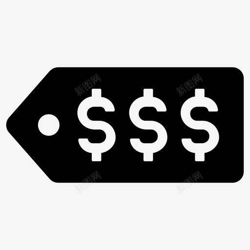 昂贵昂贵的价格奢华图标svg_新图网 https://ixintu.com 价签 奢华 昂贵 昂贵的价格