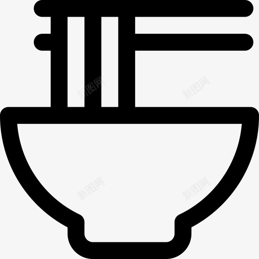 面条日本12直形图标svg_新图网 https://ixintu.com 日本12 直形 面条