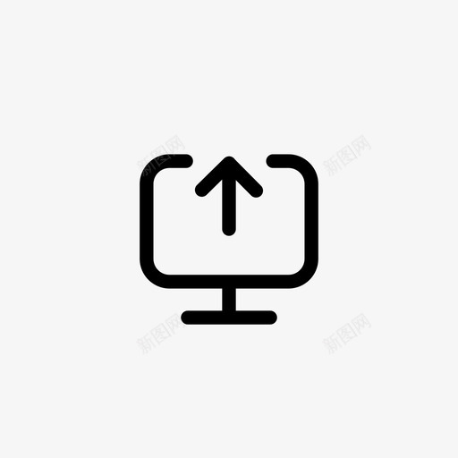 共享屏幕连接发送图标svg_新图网 https://ixintu.com 共享屏幕 发送 基本图标 连接
