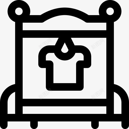 货架复古装饰11线性图标svg_新图网 https://ixintu.com 复古装饰11 线性 货架