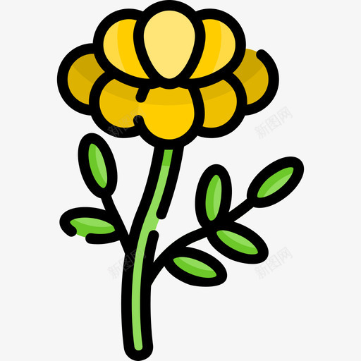 死亡日4线性颜色图标svg_新图网 https://ixintu.com 死亡日4 线性颜色