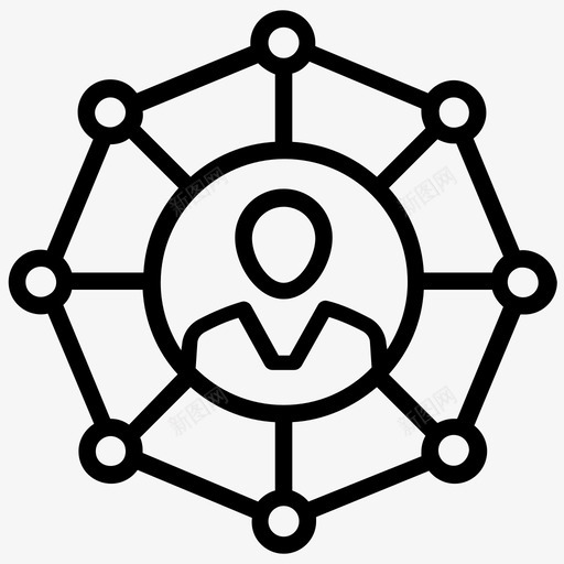 公司结构层次结构组织结构图图标svg_新图网 https://ixintu.com 公司结构 声誉管理线图标 层次结构 工作流 组织结构图