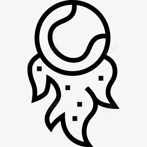 网球网球3直线图标svg_新图网 https://ixintu.com 直线 网球 网球3
