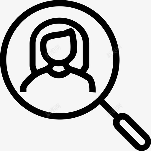 用户数据分析2线性图标svg_新图网 https://ixintu.com 数据分析2 用户 线性