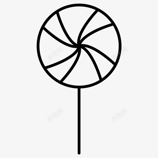 糖果棒棒糖甜甜的图标svg_新图网 https://ixintu.com 棒棒糖 甜甜的 糖果