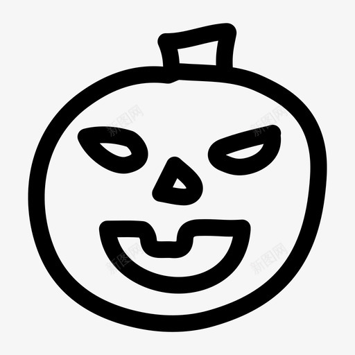 南瓜快乐雕刻绘画图标svg_新图网 https://ixintu.com 万圣节 南瓜快乐 绘画 雕刻