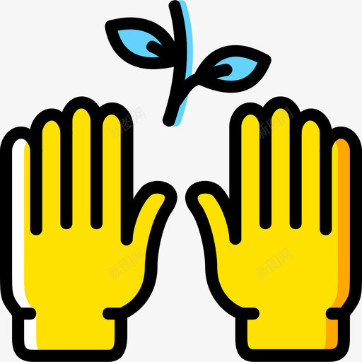 生态学生态学42黄色图标svg_新图网 https://ixintu.com 生态学 生态学42 黄色