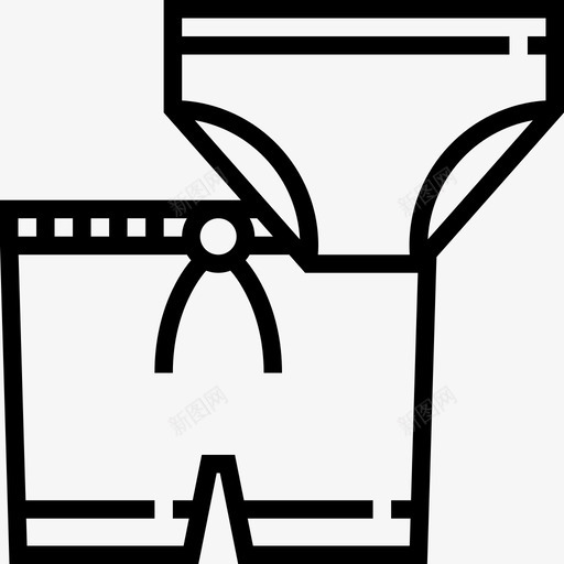 游泳水上锦标赛5直线图标svg_新图网 https://ixintu.com 水上锦标赛5 游泳 直线