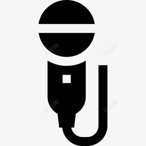 麦克风爱与浪漫12充满图标svg_新图网 https://ixintu.com 充满 爱与浪漫12 麦克风
