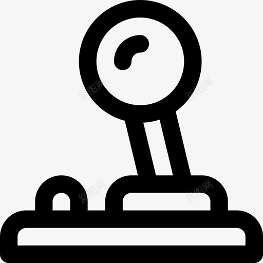 操纵杆游戏10线性图标svg_新图网 https://ixintu.com 操纵杆 游戏10 线性