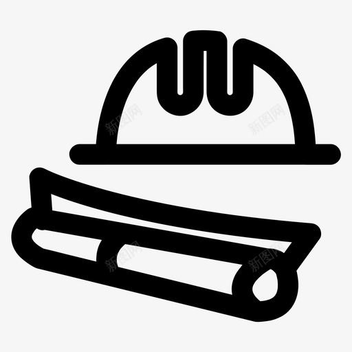 建筑帽子建筑工人土木工程师图标svg_新图网 https://ixintu.com 土木工程师 基本图标所有尺寸 头盔 工作 建筑工人 建筑帽子