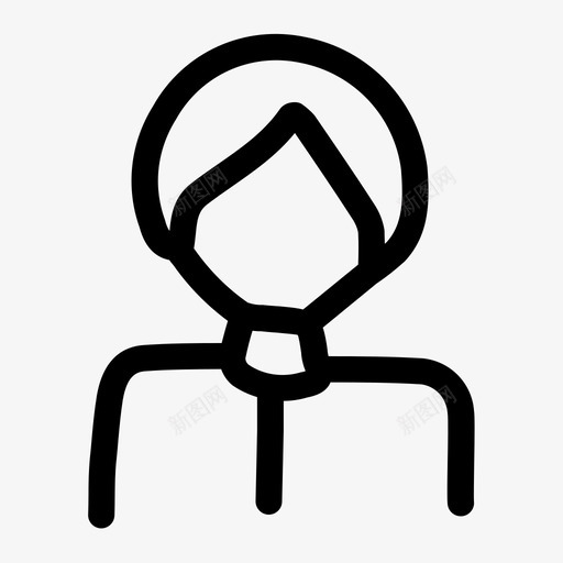 人物角色人物手绘图标svg_新图网 https://ixintu.com 人物 人物角色 工作绘图 手绘 用户