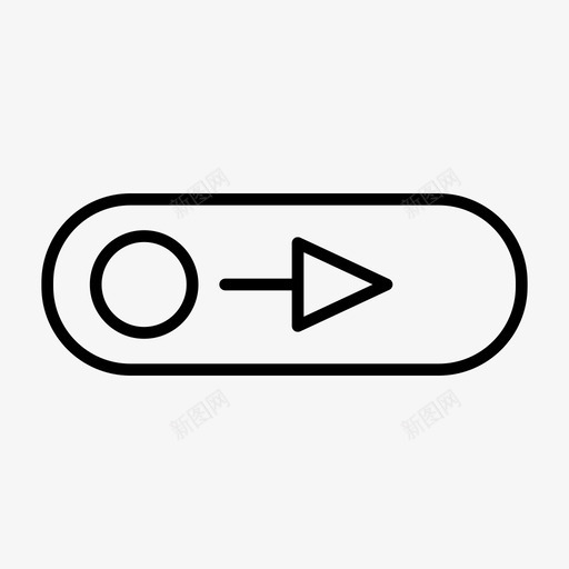 切换关闭打开图标svg_新图网 https://ixintu.com ios 关闭 切换 打开 用户界面轮廓 网页设计