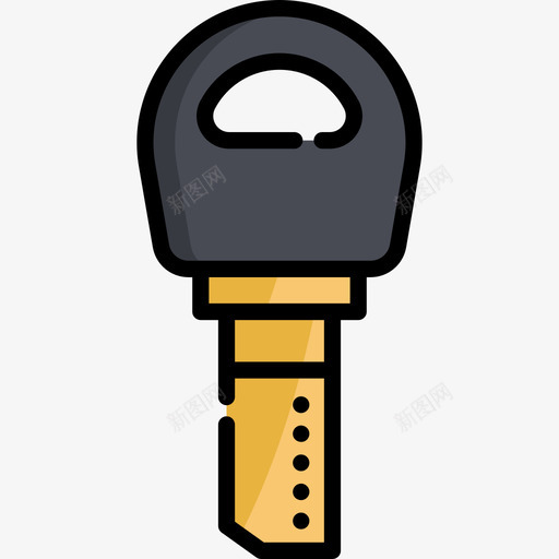 车钥匙作业工具4线颜色图标svg_新图网 https://ixintu.com 作业工具4 线颜色 车钥匙