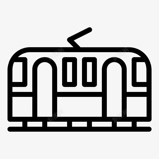 火车车站运输图标svg_新图网 https://ixintu.com 旅行 旅行线路版 火车 车站 运输