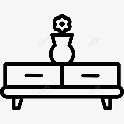 胸部居家生活直系图标svg_新图网 https://ixintu.com 居家生活 直系 胸部